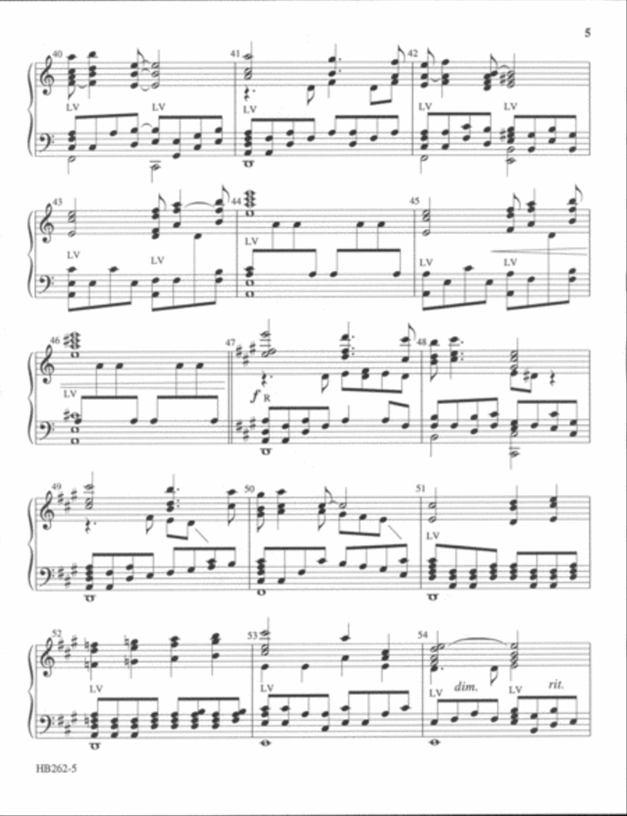 Walk in the Light 5-Octaves scores gallery preview page 5