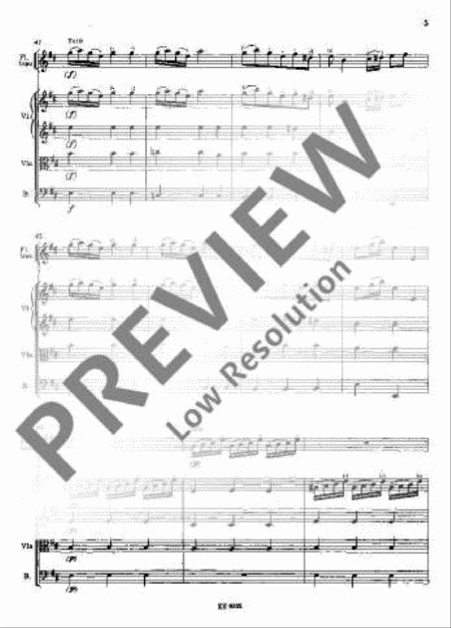 Concerto D major Concerto D major String Orchestra scores gallery preview page 8