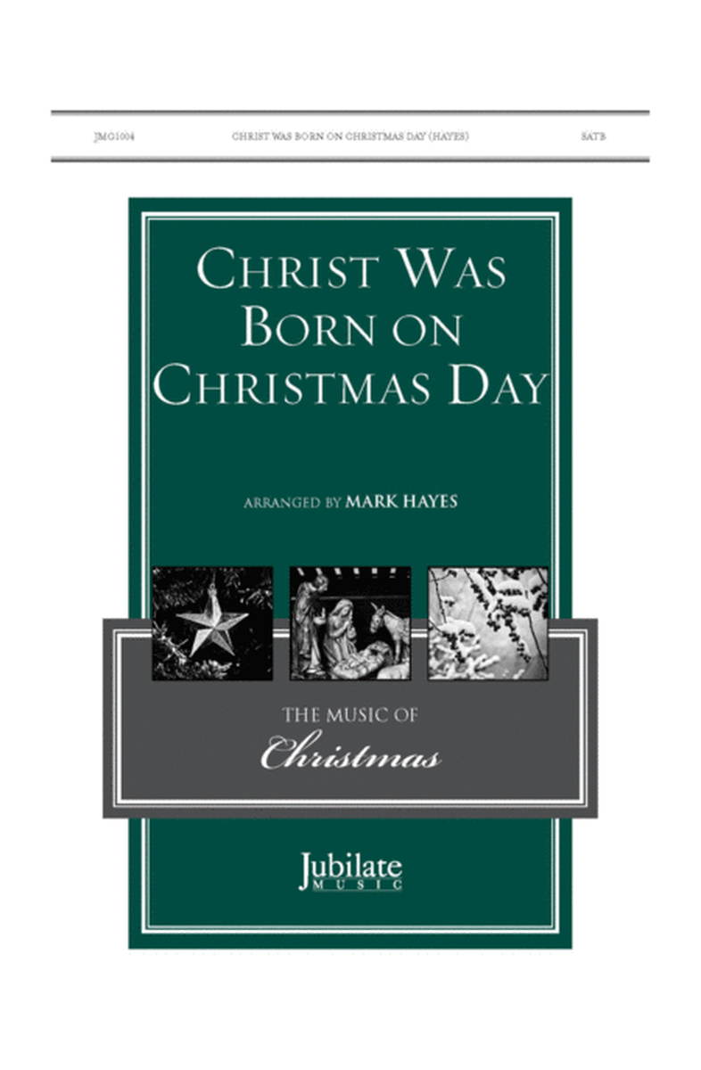 Christ Was Born on Christmas Day image number null