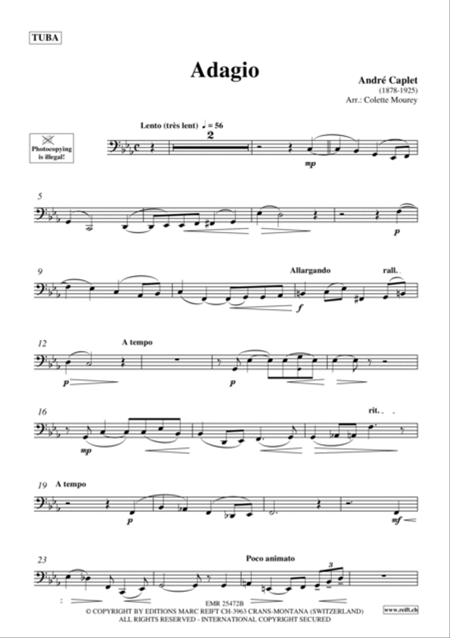 Adagio Tuba scores gallery preview page 2
