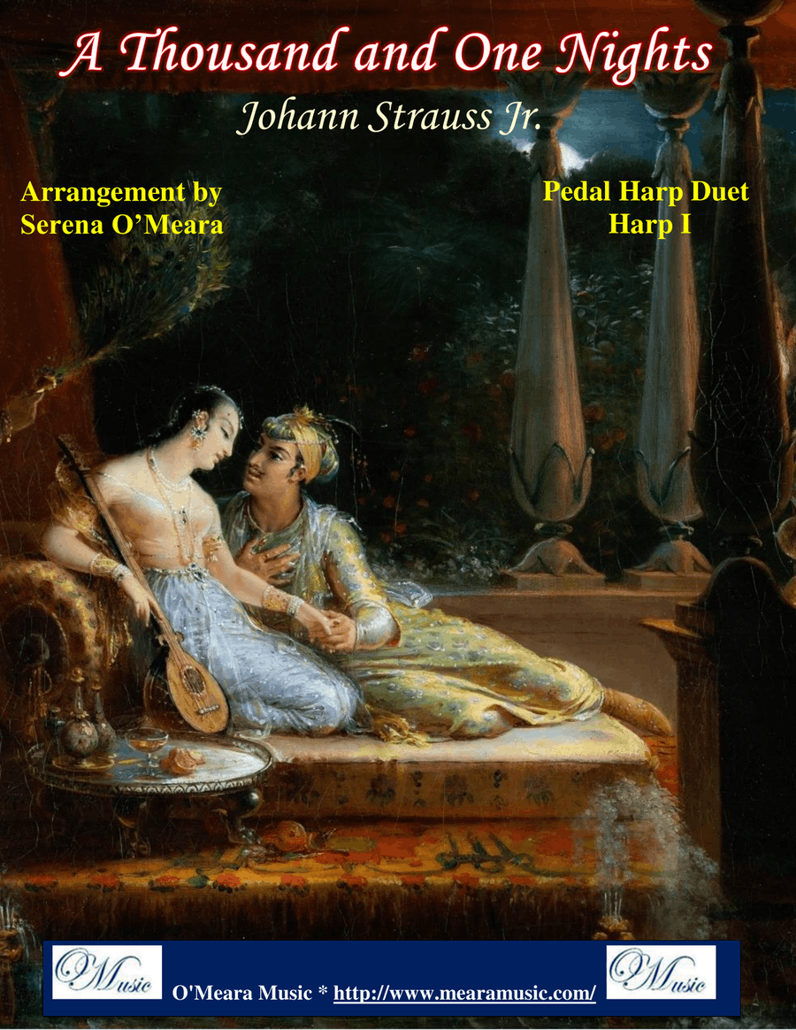 A Thousand and One Nights, Op 346 - Pedal Harp I Pedal Harp scores gallery preview page 1