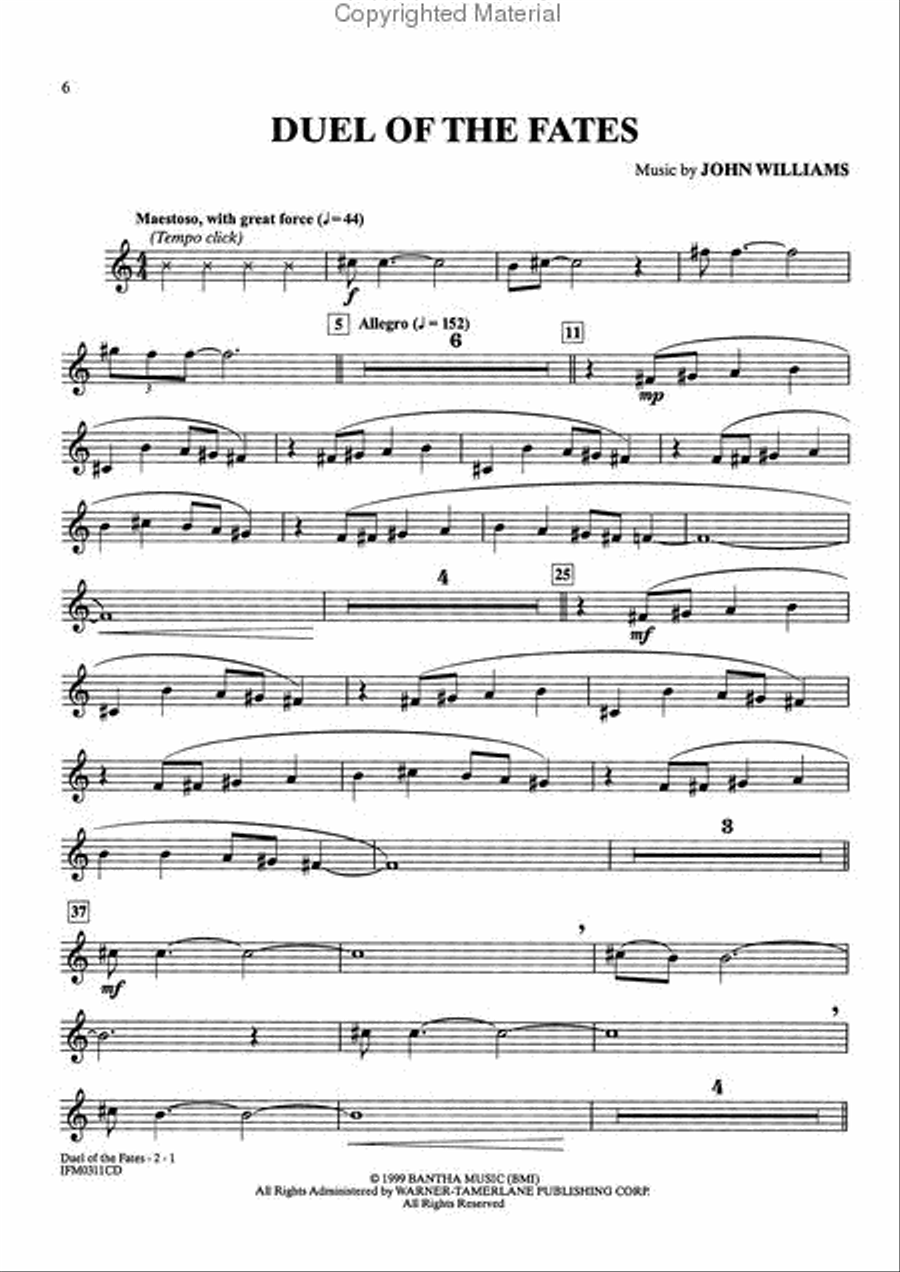 Movie Instrumental Solos - Tenor Sax (Book and CD) Tenor Saxophone scores gallery preview page 3