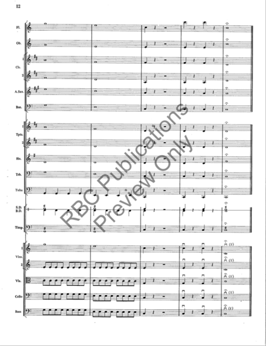 Finale From Symphony #5 (Score) Full Orchestra scores gallery preview page 15