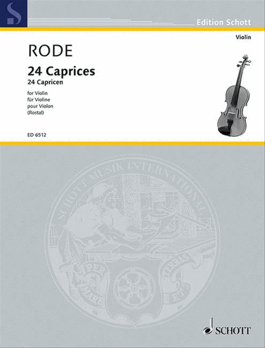 24 Caprices 24 Caprices Violin Solo scores gallery preview page 1