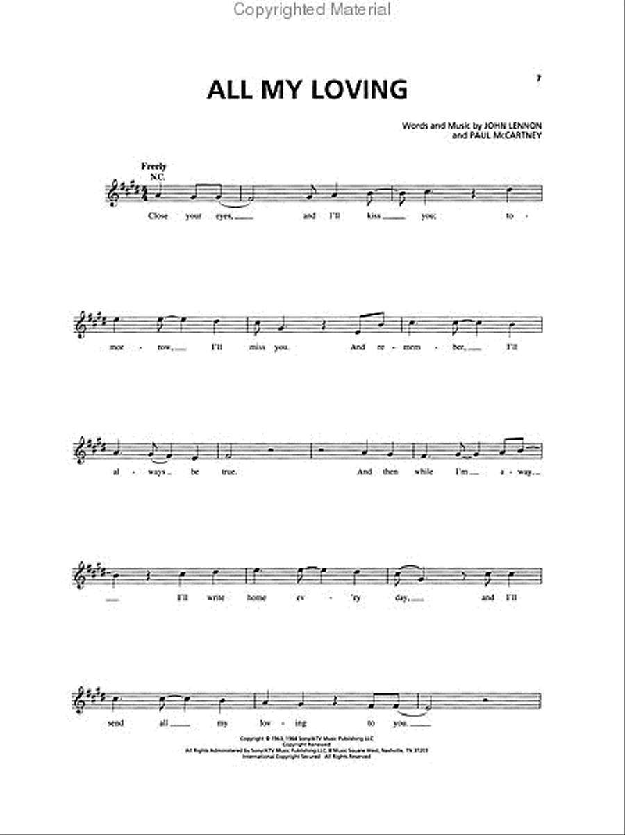 Across the Universe Voice scores gallery preview page 3