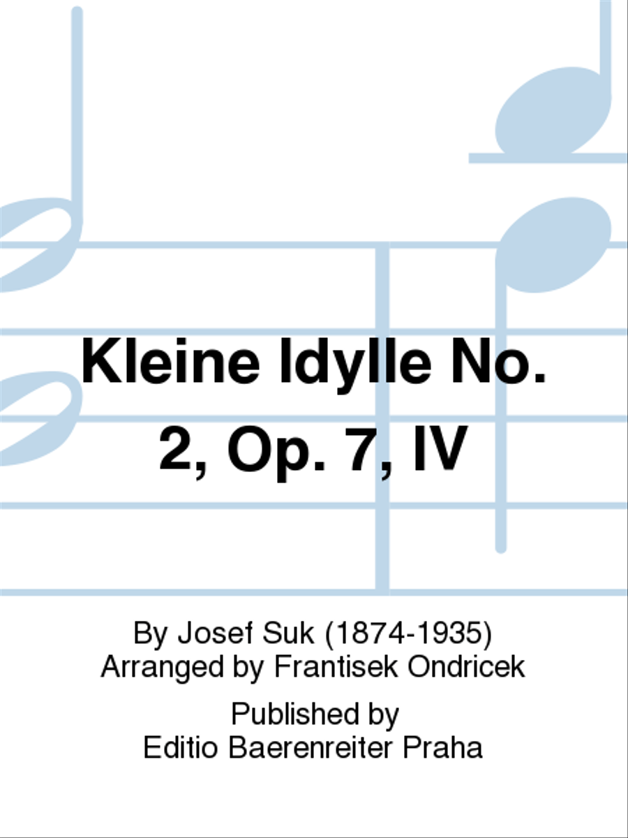 Kleine Idylle no. 2, op. 7, IV Violin Solo scores gallery preview page 1