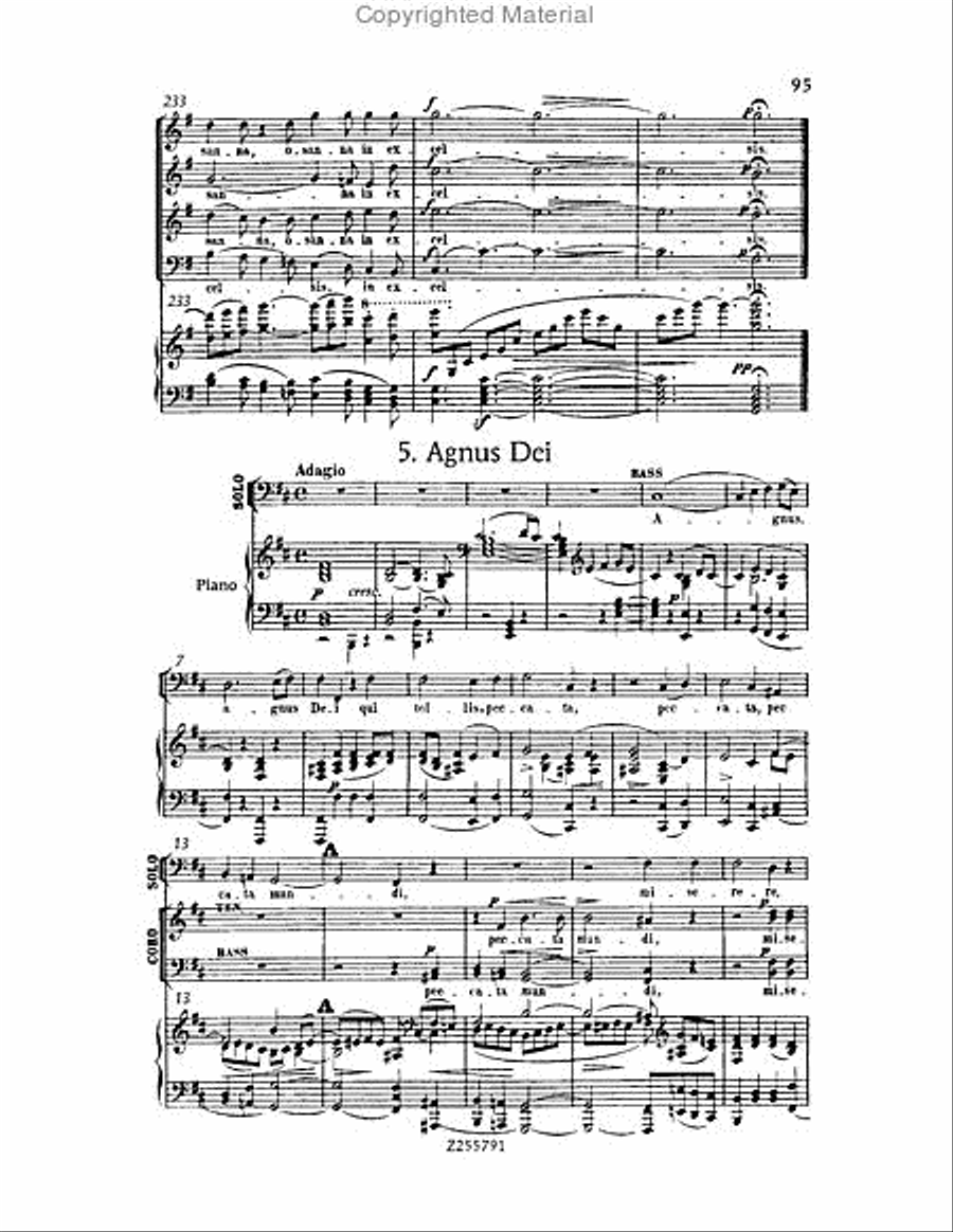 Missa Solemnis, Op.123 Choir scores gallery preview page 95