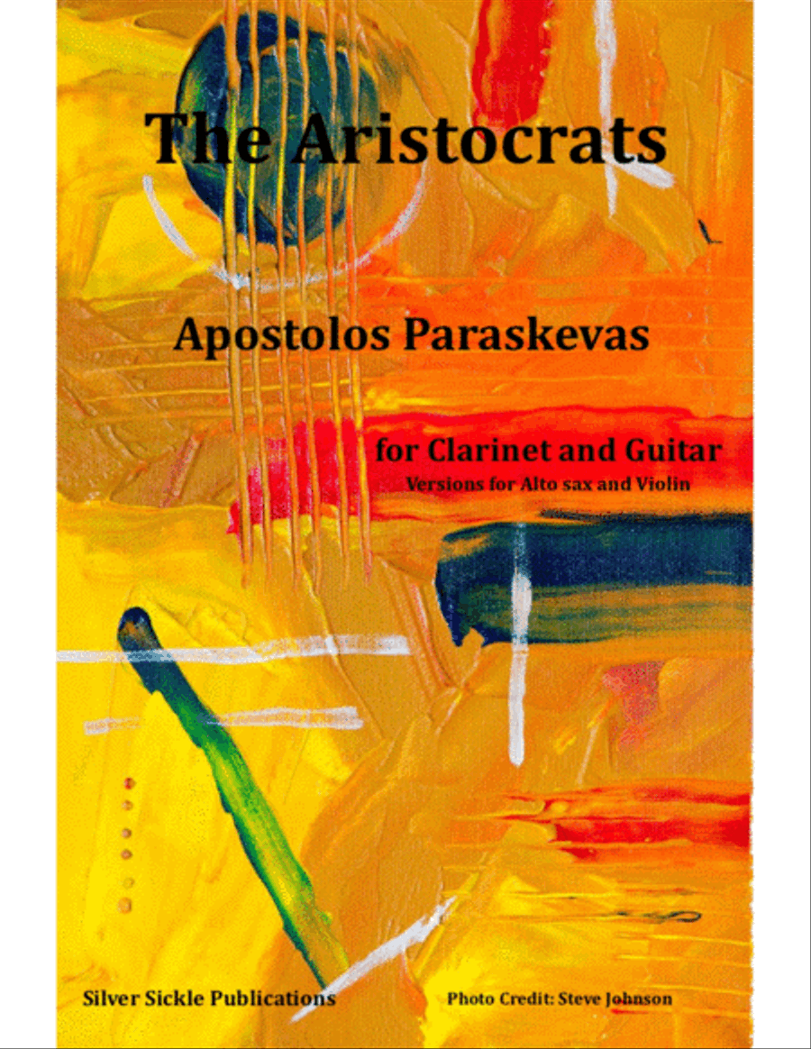 The Aristocrats, Classical Guitar, Clarinet/sax/Violin Small Ensemble scores gallery preview page 1