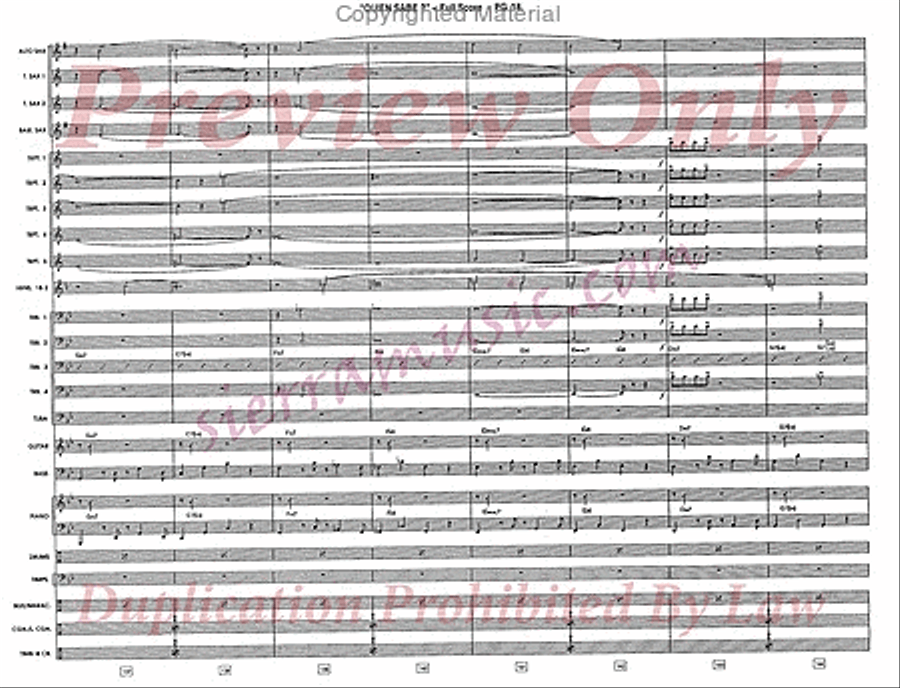 Quien Sabe? (Who Knows?) Jazz Ensemble scores gallery preview page 19