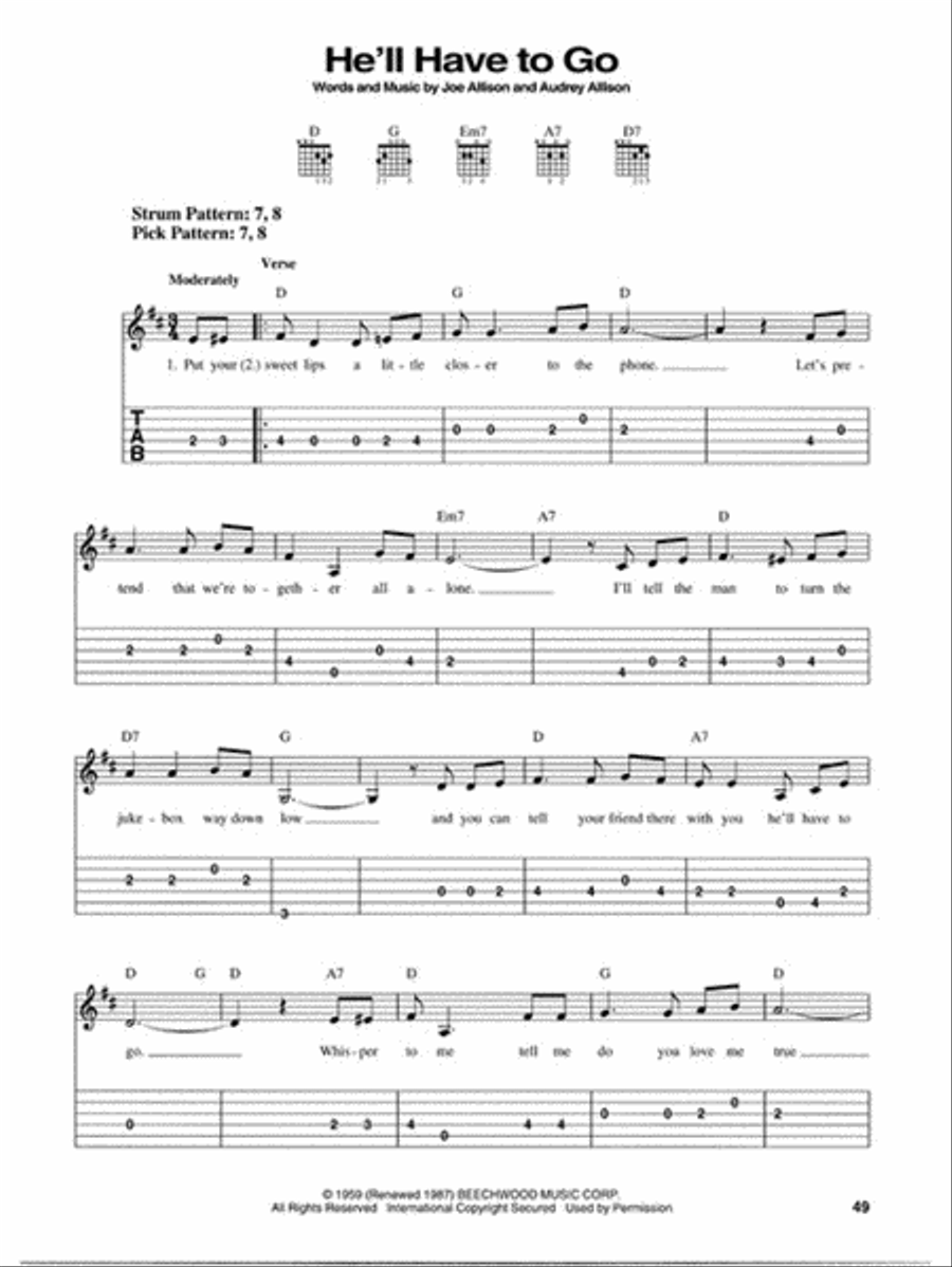 The Great American Country Songbook Electric Guitar scores gallery preview page 4