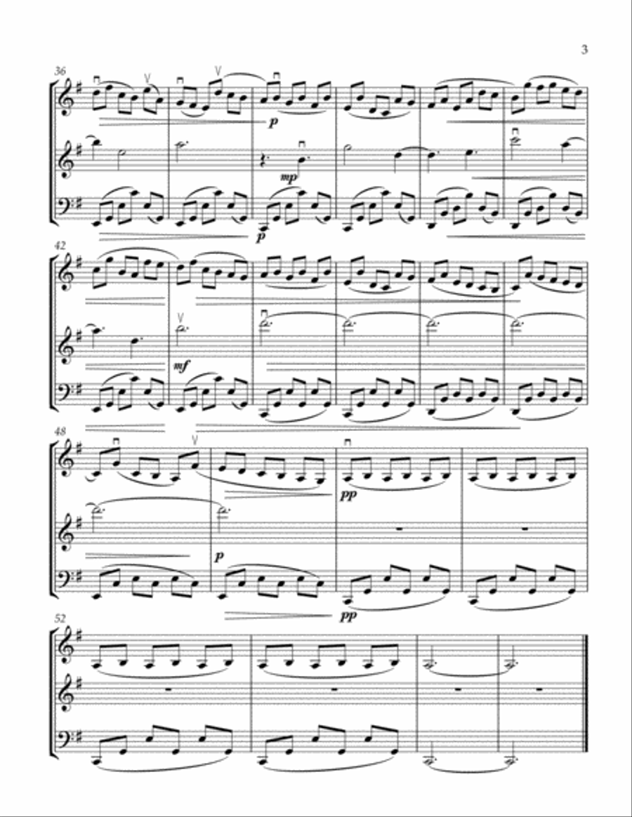 Liz On Top Of The World String Trio scores gallery preview page 4