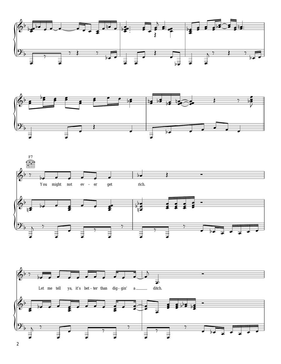 Car Wash Car Wash Piano, Vocal, Guitar scores gallery preview page 2