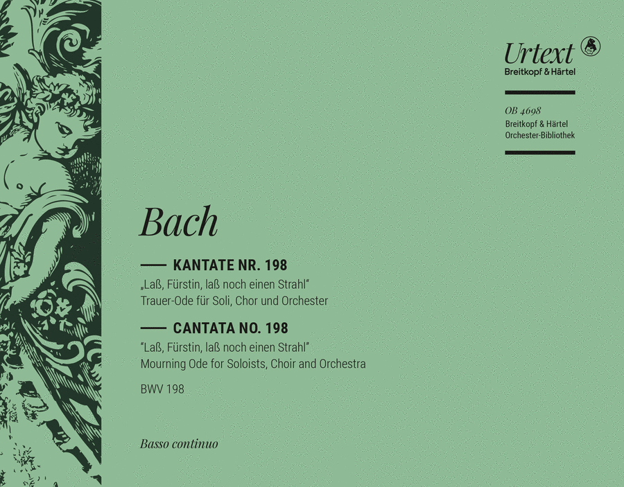 Cantata BWV 198 “Lass, Fürstin, lass noch einen Strahl” 4-Part scores gallery preview page 1