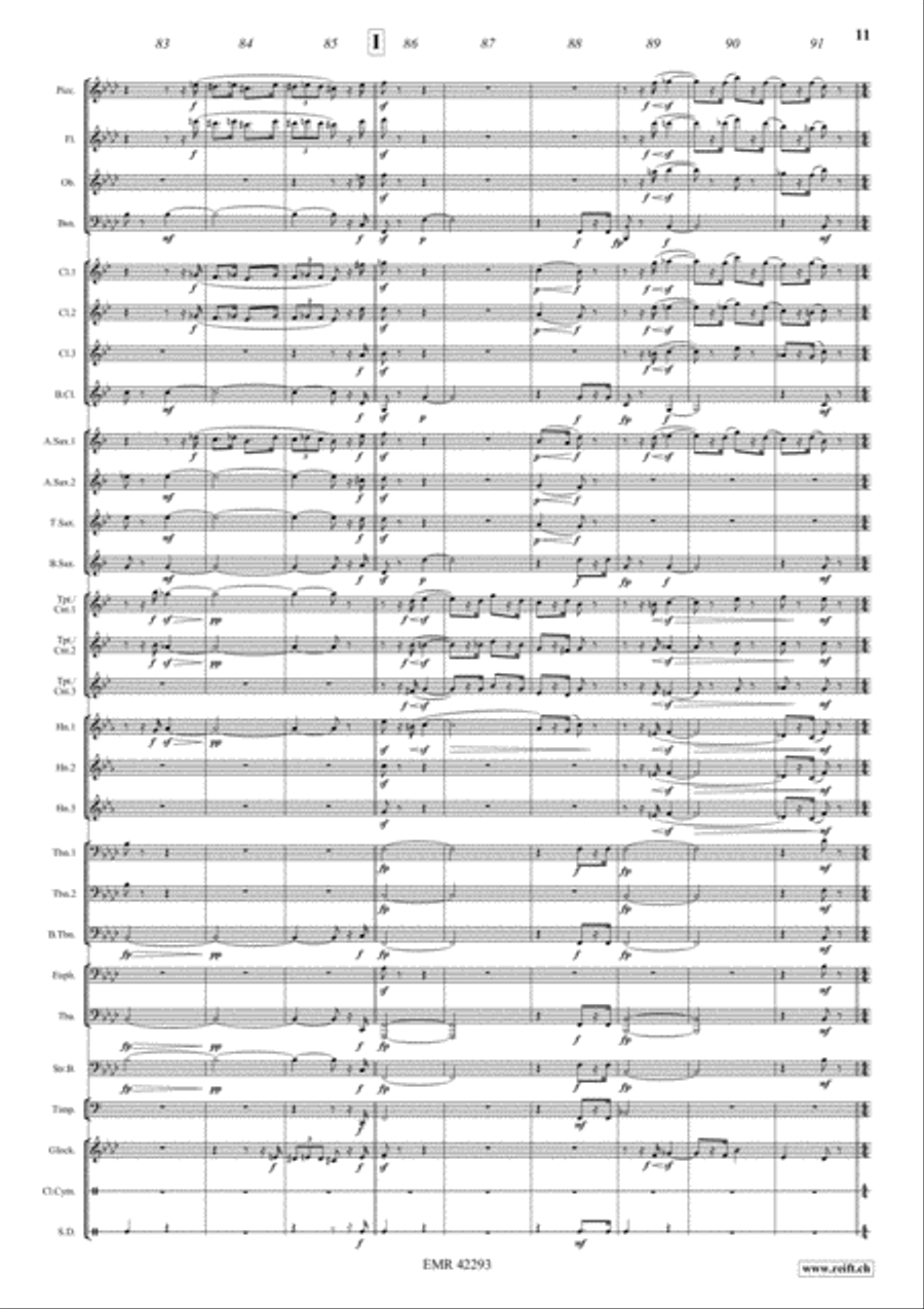 Il Gattopardo Concert Band scores gallery preview page 11
