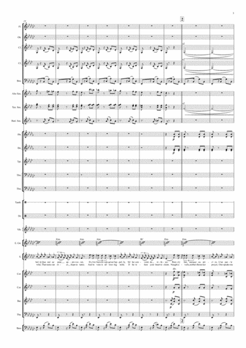 Carmen - Habanera Act I, No.5 FOR VOICE AND WIND BAND image number null