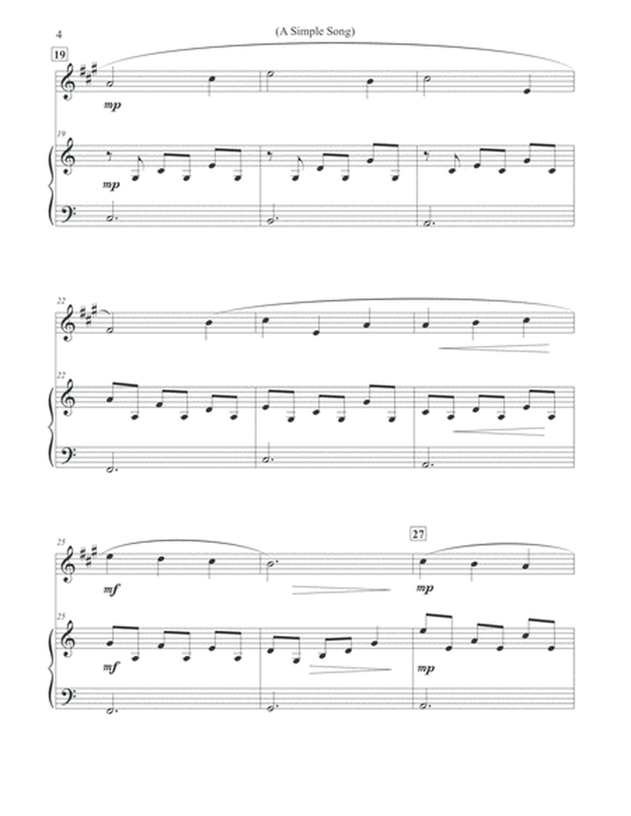 A Simple Song - Alto Sax & Piano image number null
