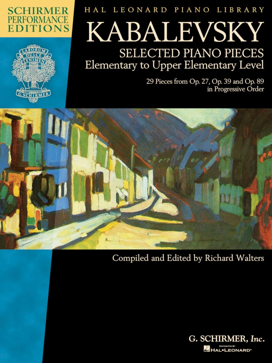 Book cover for Dmitri Kabalevsky – Selected Piano Pieces