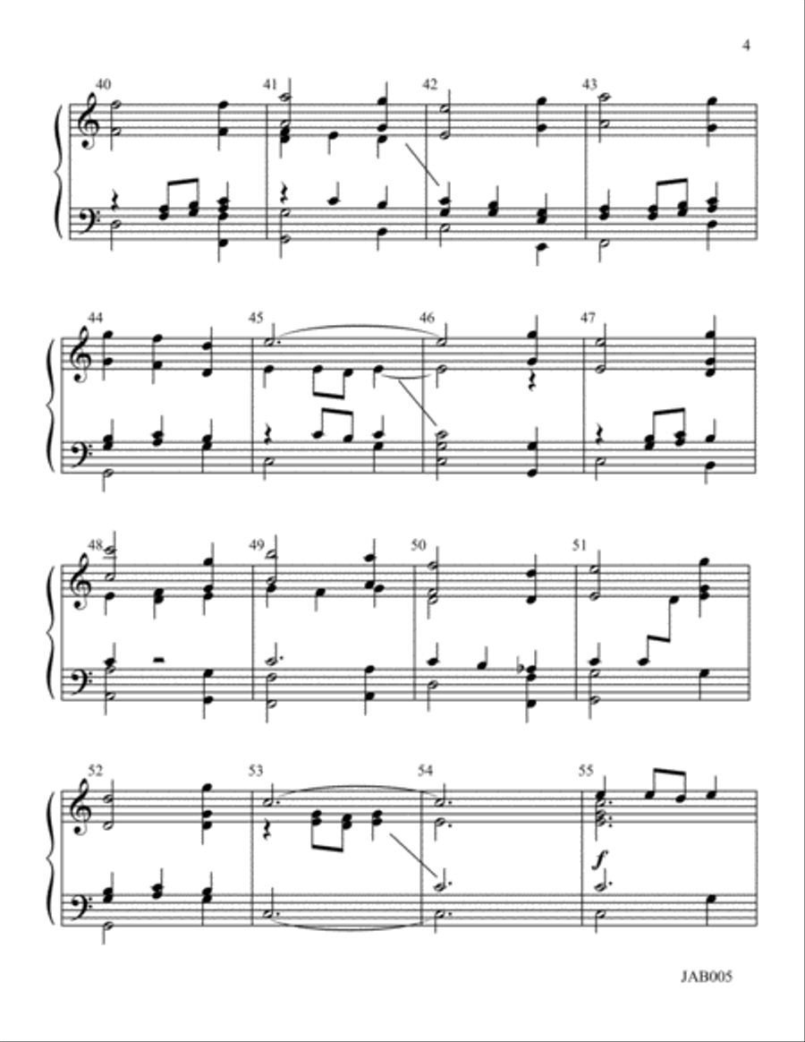 Fantasy on a Bavarian Christmas Carol Handbell Choir scores gallery preview page 4
