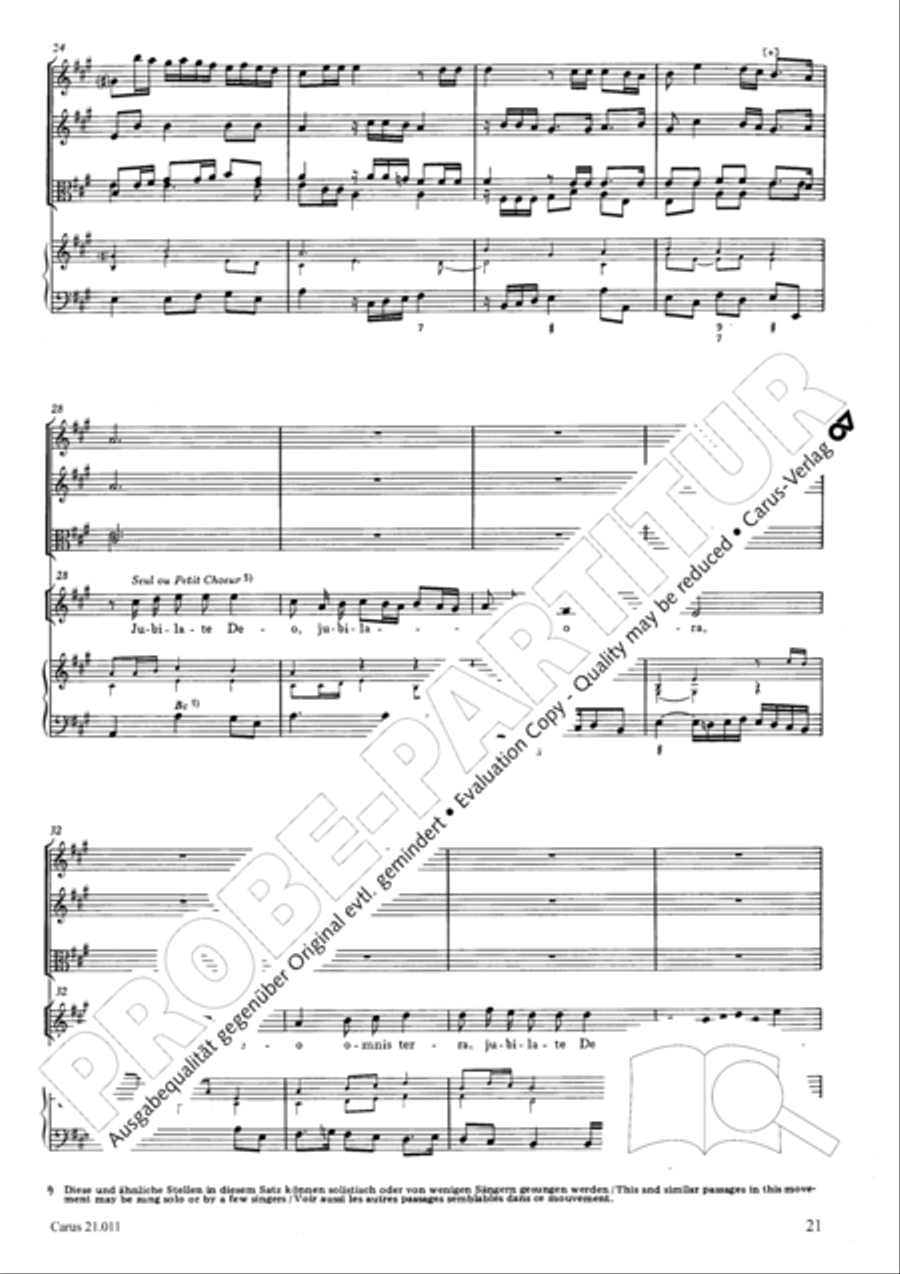 Jubilate Deo Choir scores gallery preview page 22