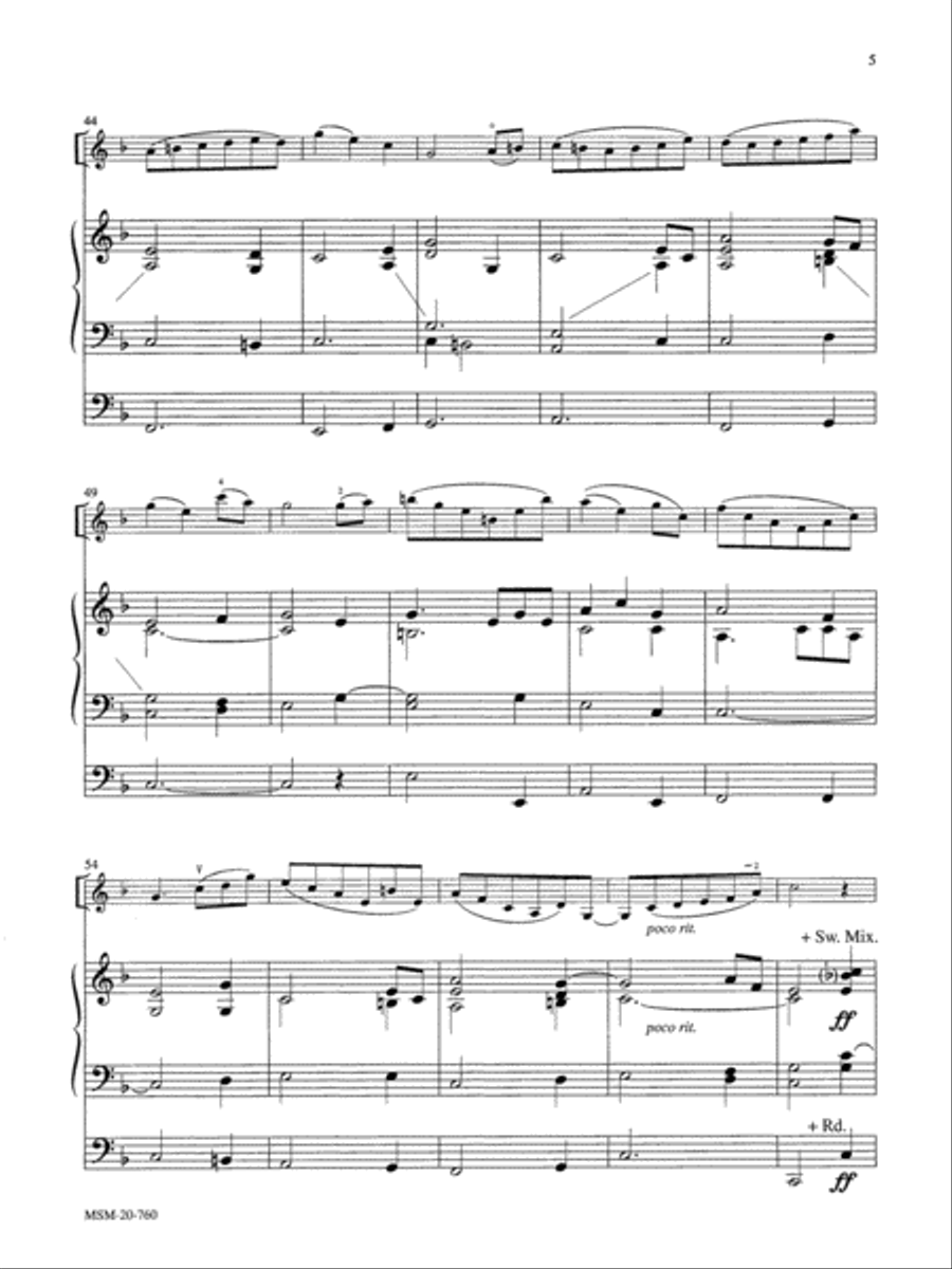 Amazing Grace Violin scores gallery preview page 4