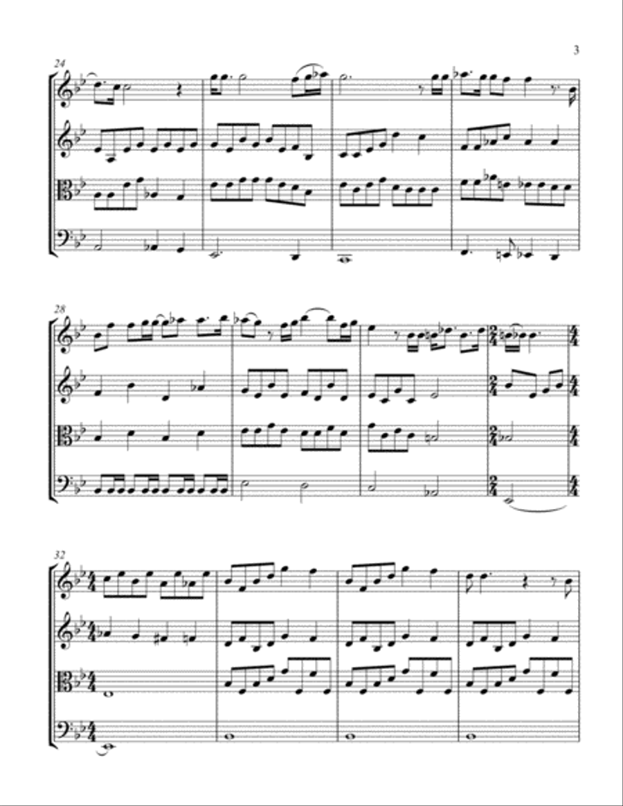 Bohemian Rhapsody Bohemian Rhapsody String Quartet scores gallery preview page 3