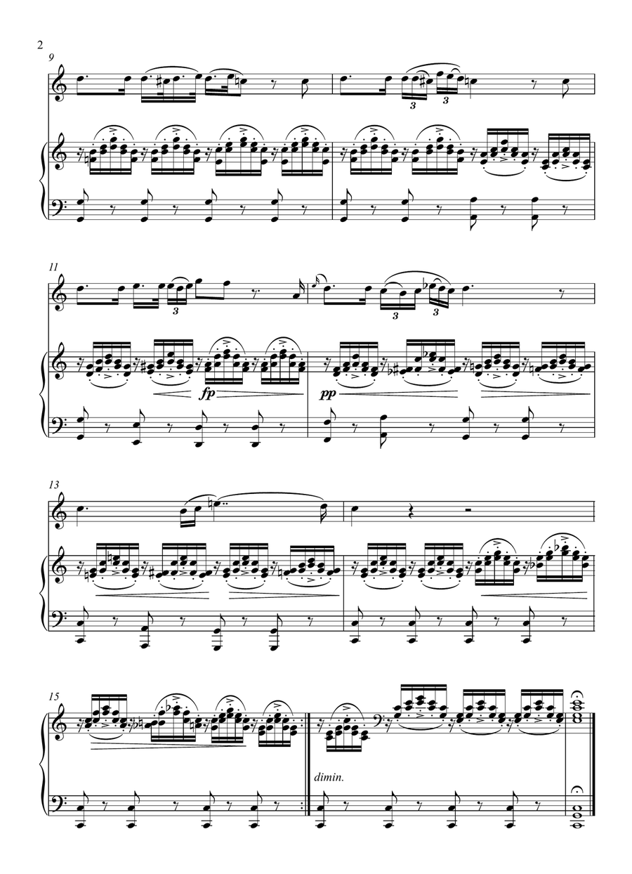 Franz Schubert - Ave Maria (Violin Solo) - C Key Franz Schubert - Ave Maria (Violin Solo) - C Key Violin Solo scores gallery preview page 2