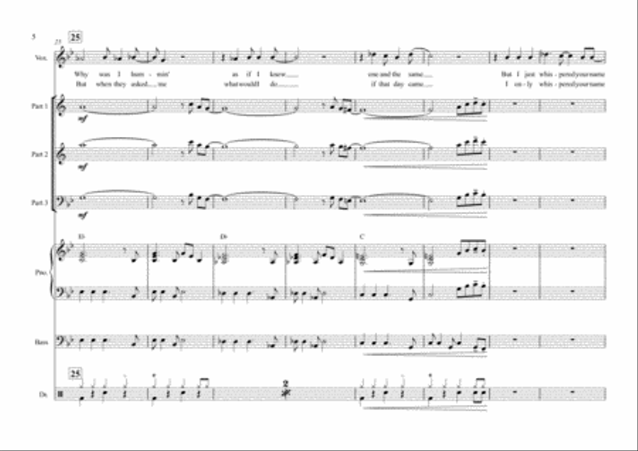 (i Could Only) Whisper Your Name Jazz Ensemble scores gallery preview page 6