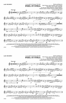 Book cover for Feel It Still: 1st B-flat Trumpet