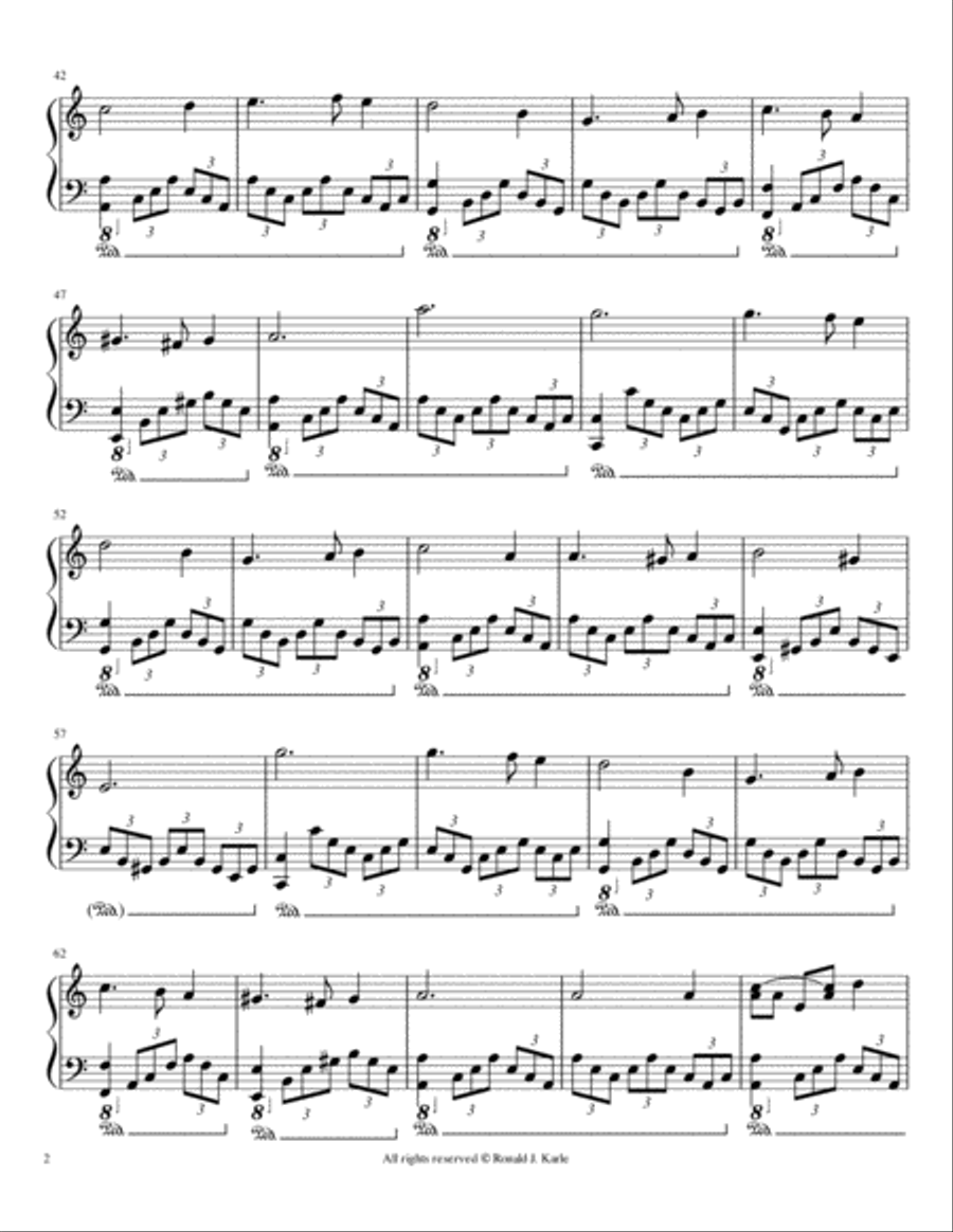 Greensleeves Greensleeves Piano Solo scores gallery preview page 2