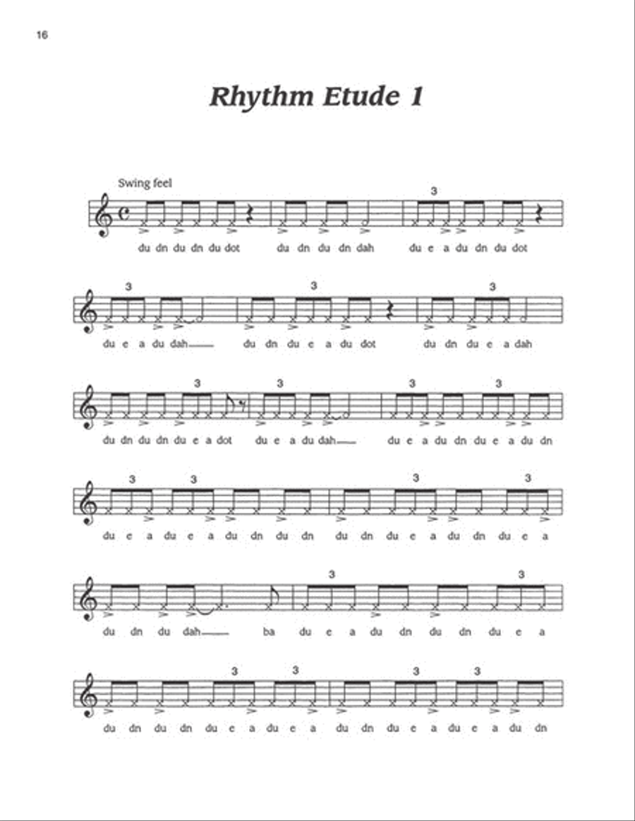 Scat! Vocal Improvisation Techniques Voice scores gallery preview page 3