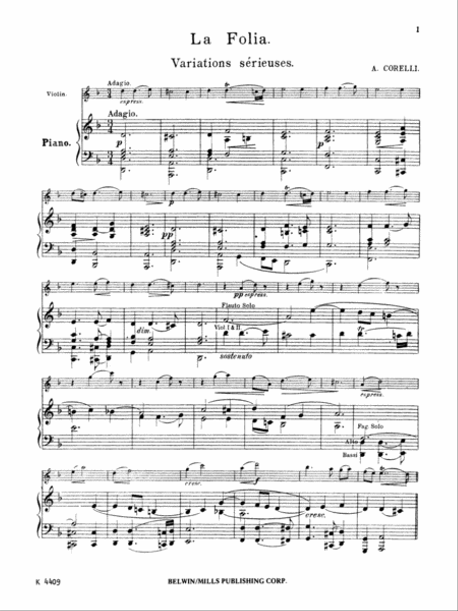 La Folia La Folia Small Ensemble scores gallery preview page 4