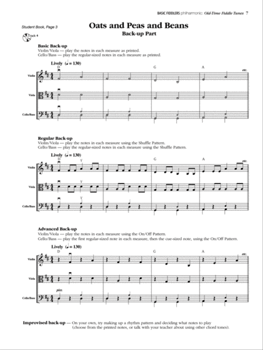Basic Fiddlers Philharmonic Old-Time Fiddle Tunes String Orchestra scores gallery preview page 9