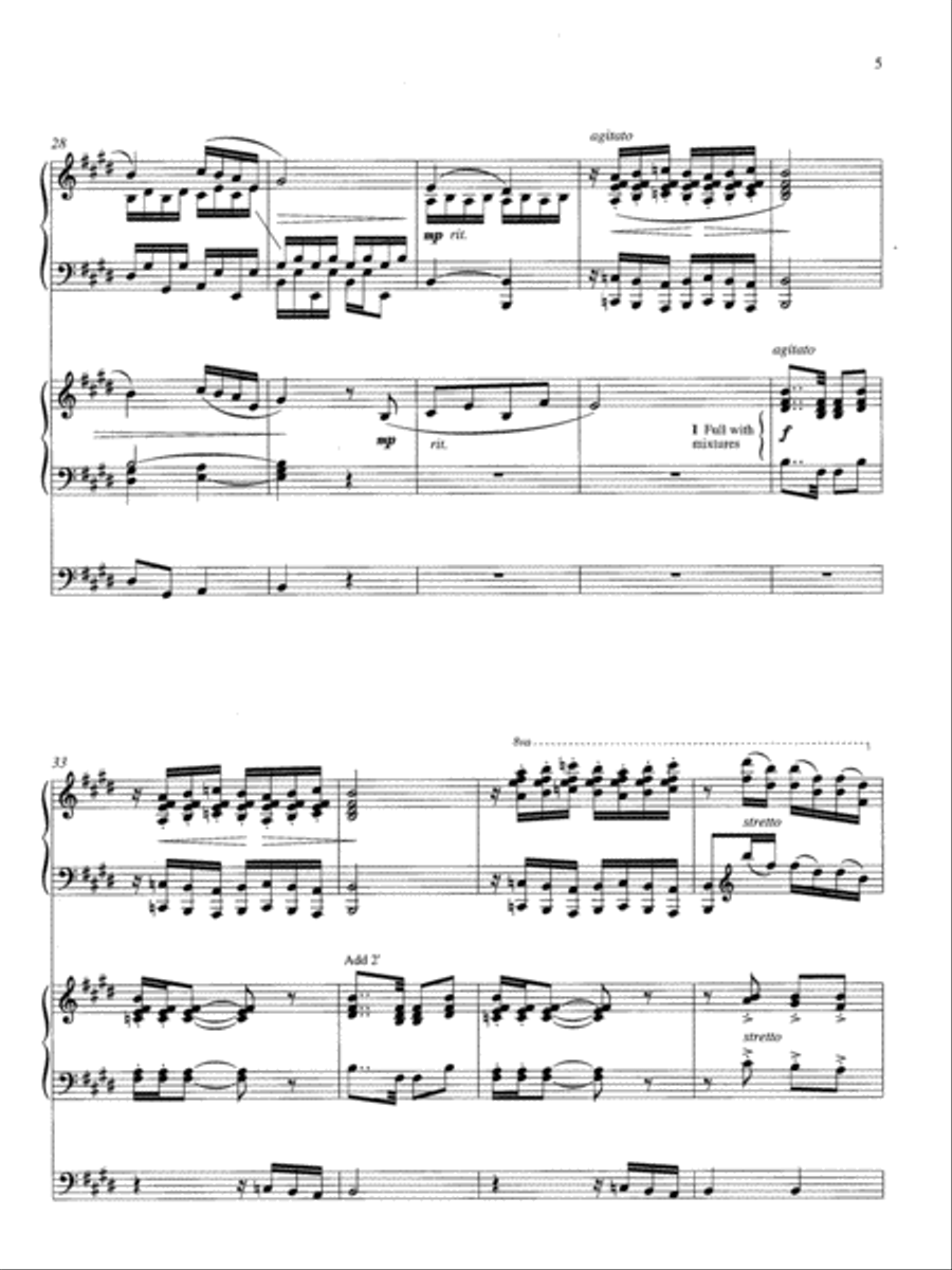 Keyboard Excursions Keyboard Excursions Organ scores gallery preview page 5