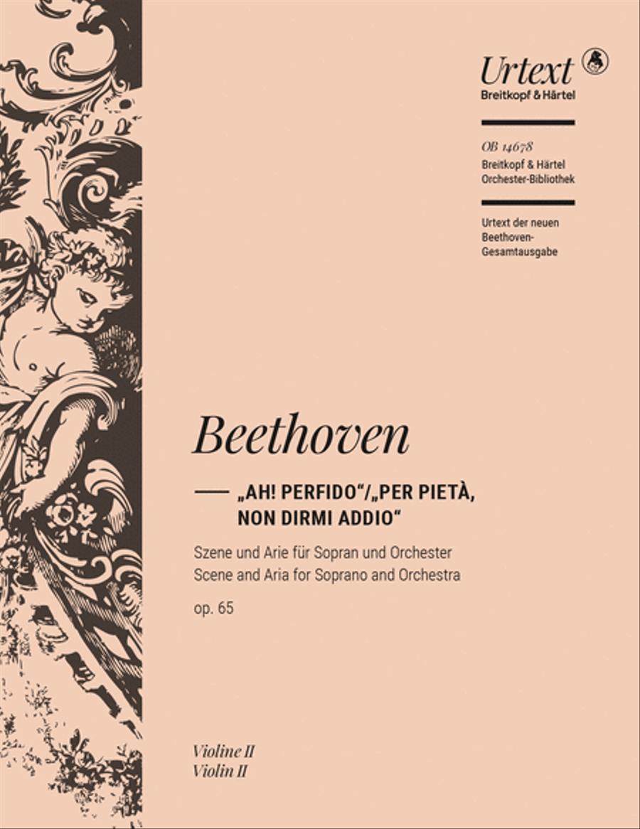 “Ah! Perfido” / “Per pietà, non dirmi addio” Op. 65 Orchestra scores gallery preview page 1