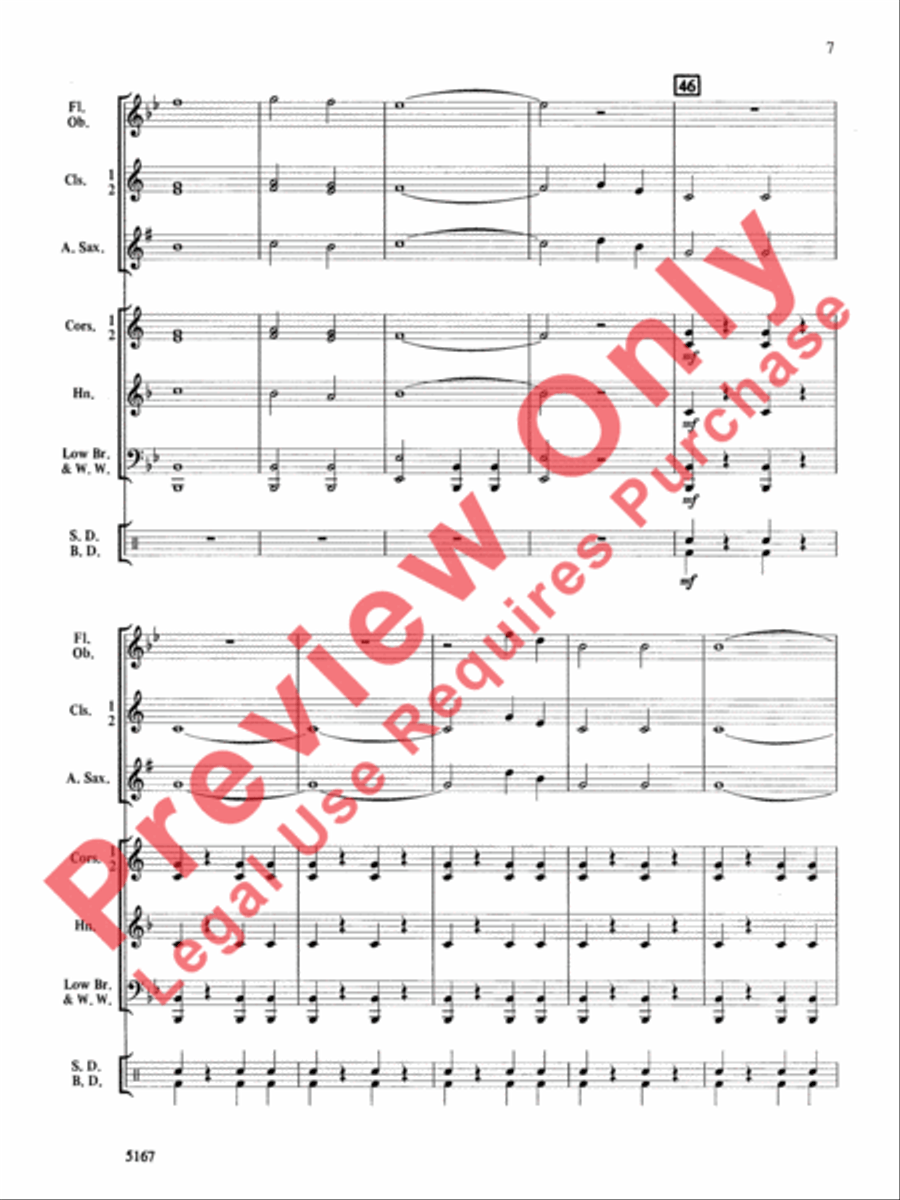 American Spirit March American Spirit March Concert Band scores gallery preview page 8