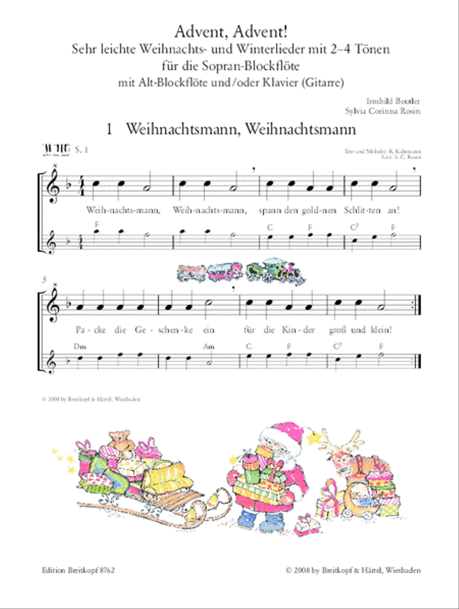 Advent, Advent! Piano Trio scores gallery preview page 2