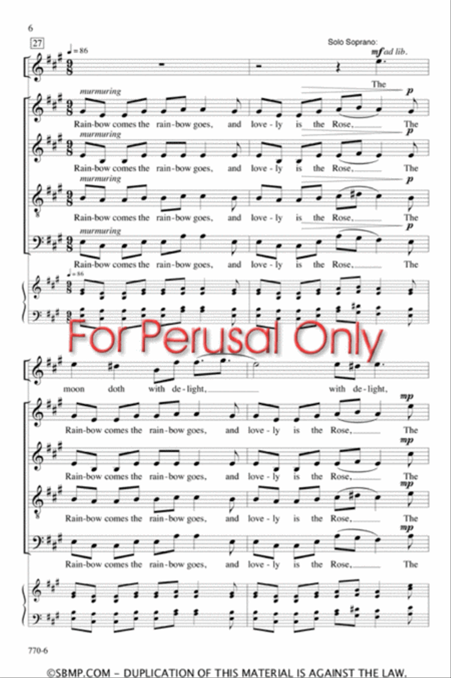 There was a time - SATB divisi Octavo Divisi scores gallery preview page 5