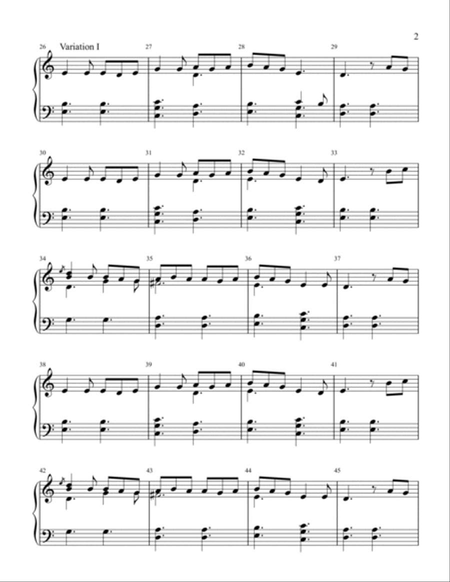 STAR OF THE COUNTY DOWN Handbell Choir scores gallery preview page 3