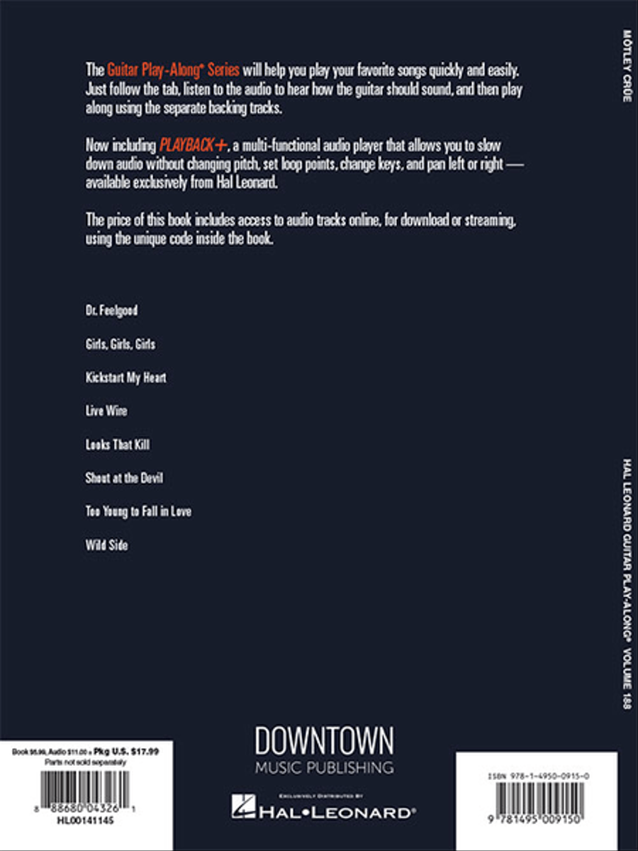 Mötley Crüe Electric Guitar scores gallery preview page 6