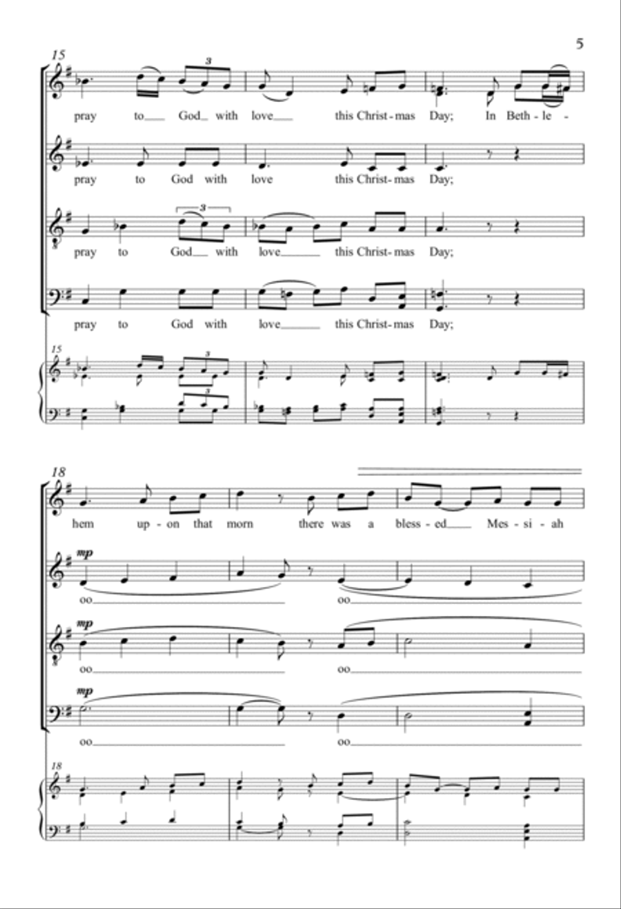 Wexford Carol Divisi scores gallery preview page 3