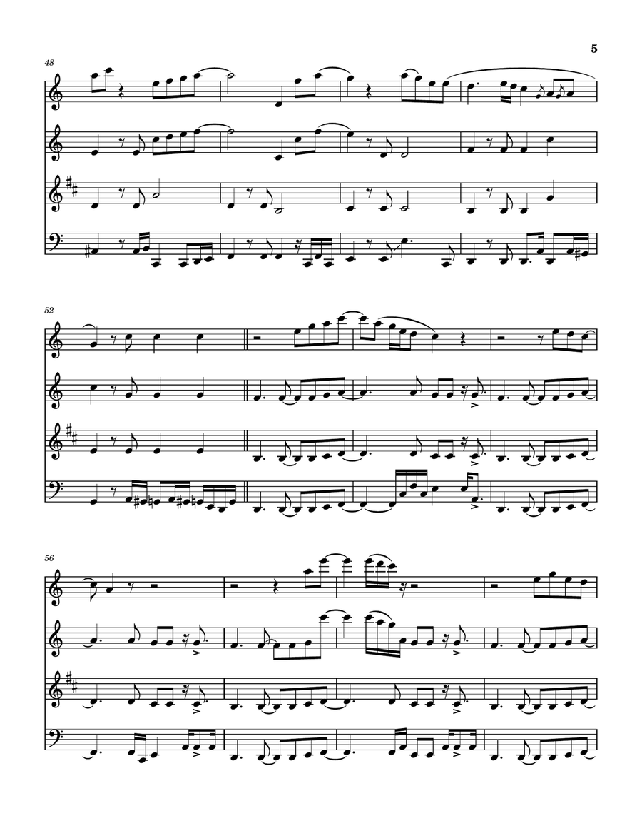 Devotion Devotion Woodwind Quartet scores gallery preview page 6