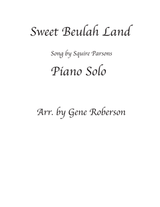 Book cover for Sweet Beulah Land