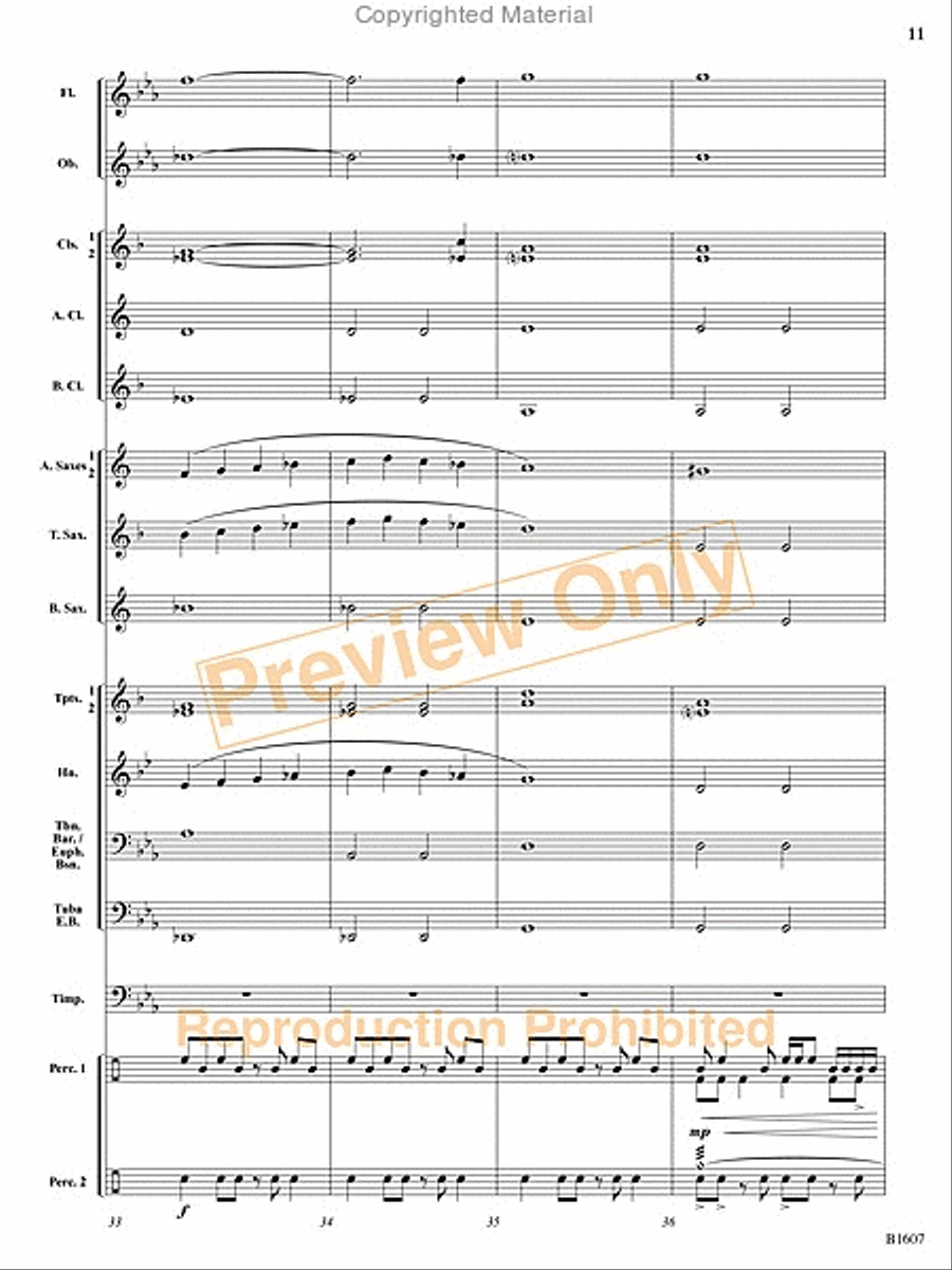 The Fires of Bandai Concert Band scores gallery preview page 12