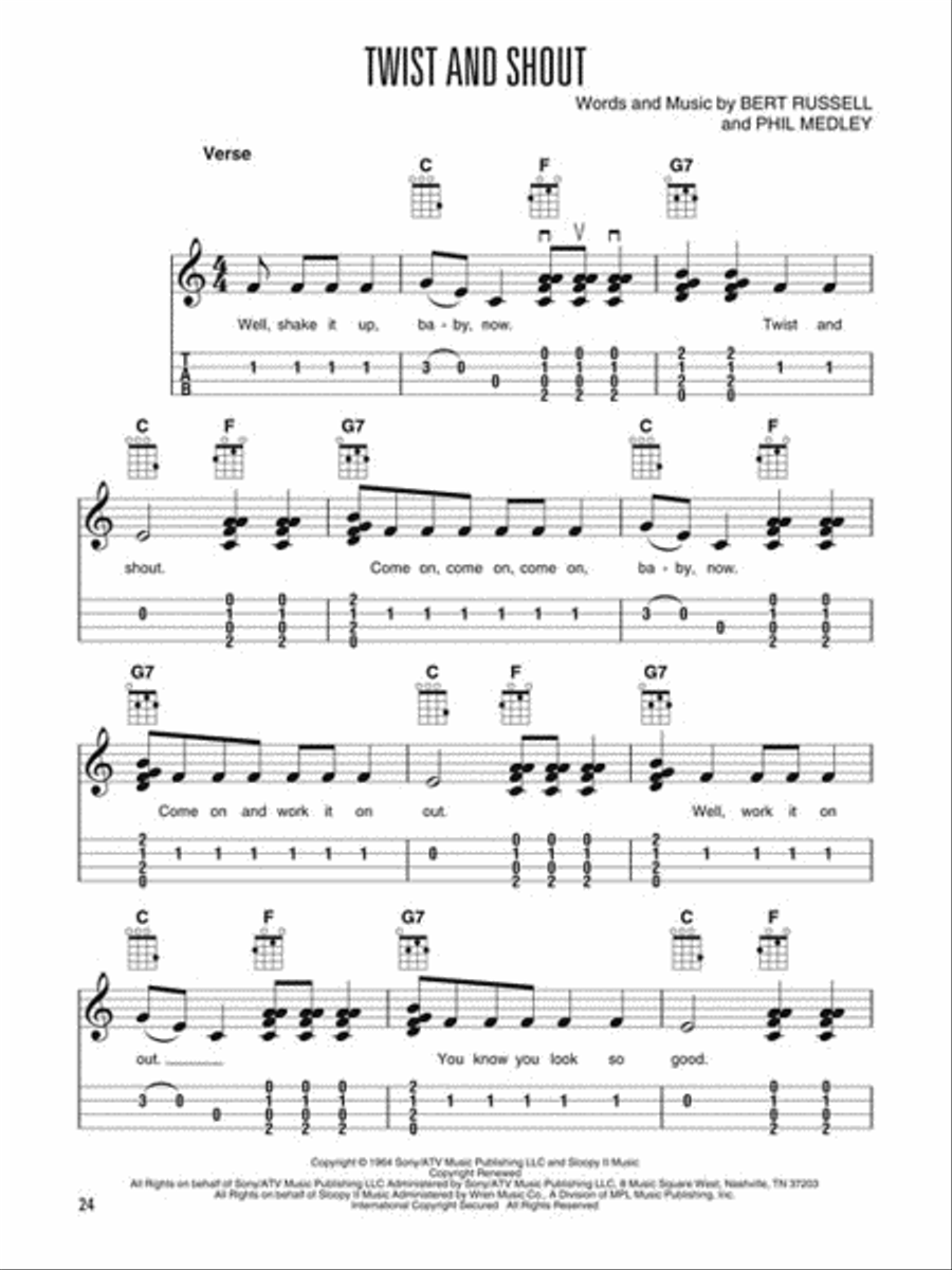 More Easy Songs for Ukulele Acoustic Guitar scores gallery preview page 4