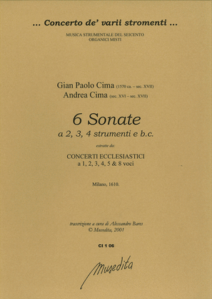 6 Sonate (Milano, 1610)