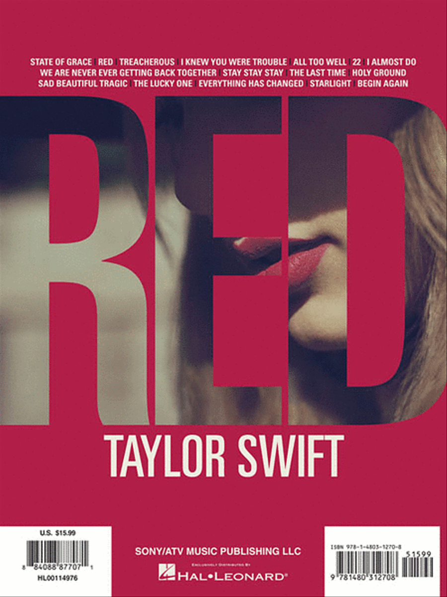 Taylor Swift – Red Easy Piano scores gallery preview page 2