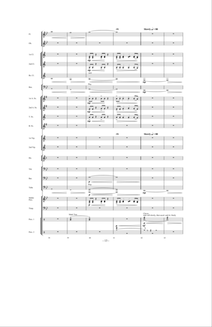 Legend of the Queen Anne's Revenge Concert Band scores gallery preview page 12