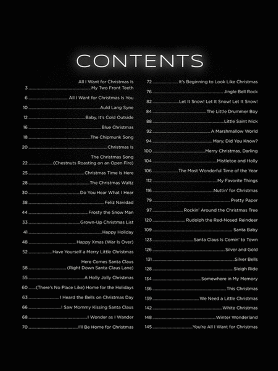 First 50 Christmas Songs You Should Play on the Piano Easy Piano scores gallery preview page 2