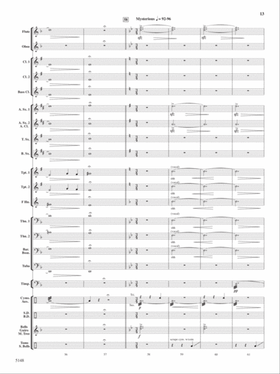 Fire Dance Concert Band scores gallery preview page 12