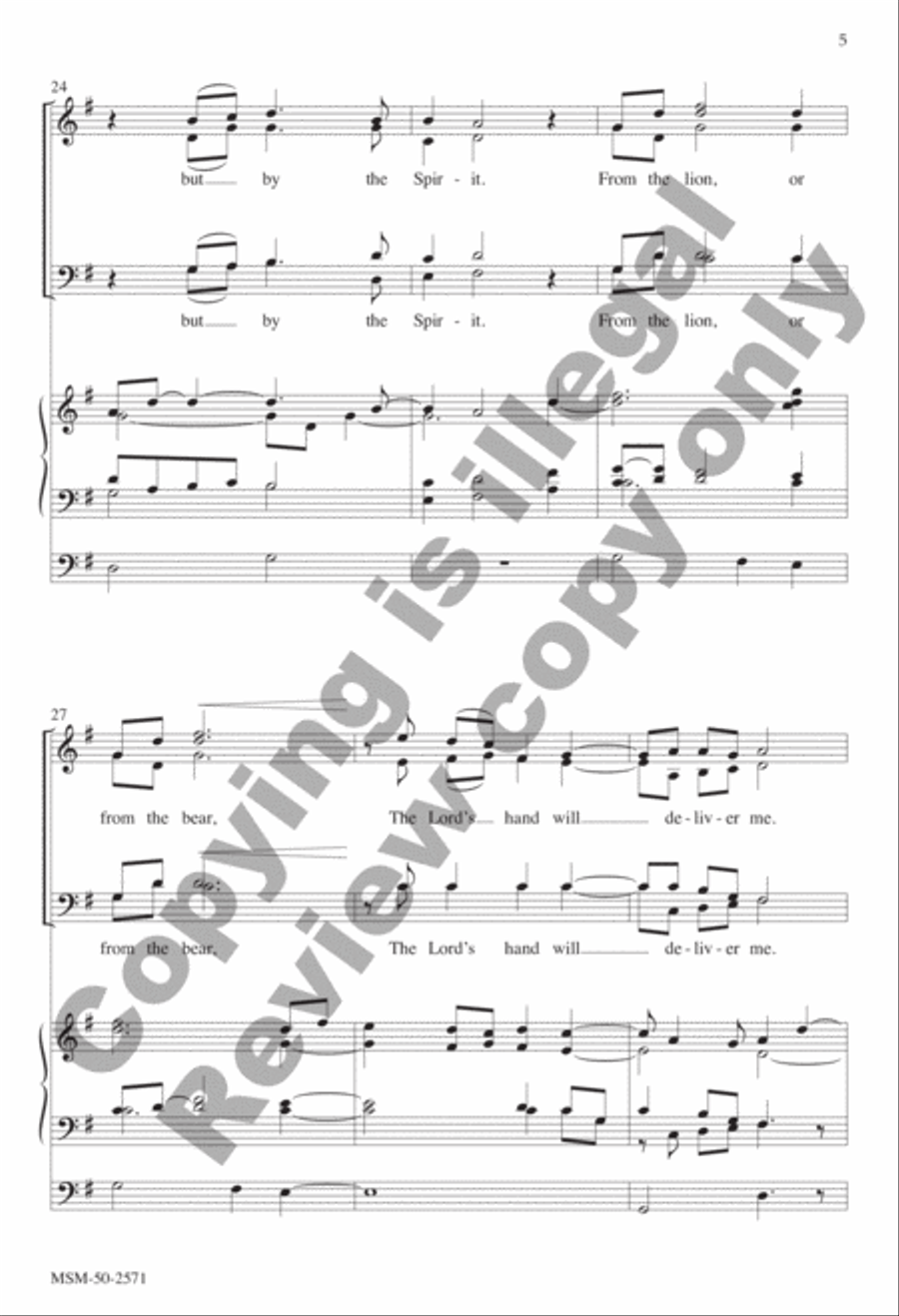 The House of David 4-Part scores gallery preview page 5